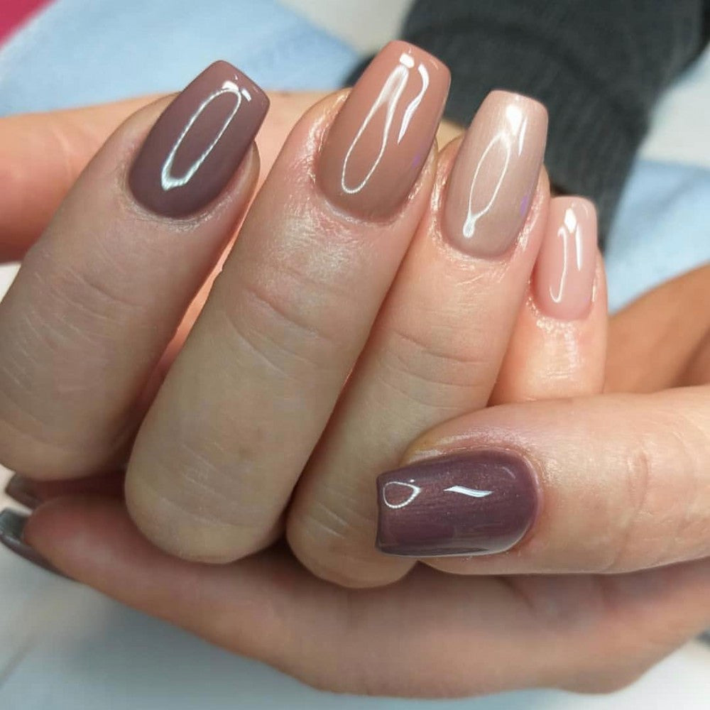 Gel Nail Polish - DN182 - Victorian Plum Brown 7ml