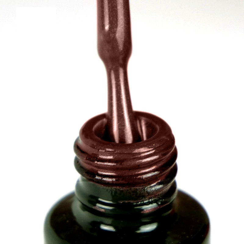 Gel Nail Polish - DN182 - Victorian Plum Brown 7ml