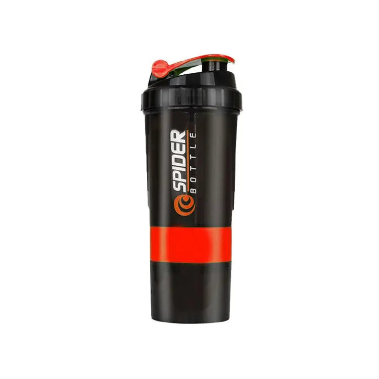 Creative Sports Shaker Cup Fitness Mixing Cup Fashion Trend Large Capacity Water Cup with Mixing Ball Convenient and Practical