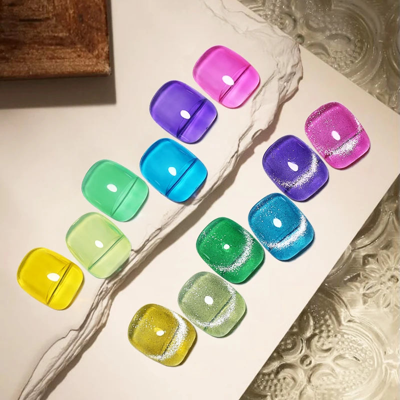 Clou Beaute Jelly Color UV Gel Manicure Summer Pink Nude Gel Nail Rainbow Nail Supplies For Professionals Semi-permanent Varnish
