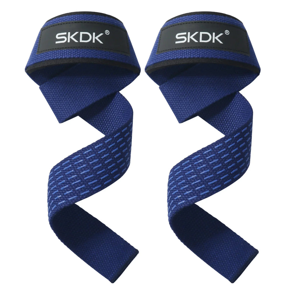 2Pcs Adjustable Weightlifting Wrist Straps Non-Slip Strength Training Fitness Lifting Support Gym Booster Bands Sports Grip