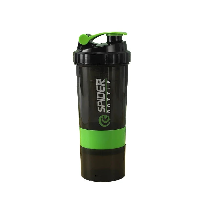 Creative Sports Shaker Cup Fitness Mixing Cup Fashion Trend Large Capacity Water Cup with Mixing Ball Convenient and Practical