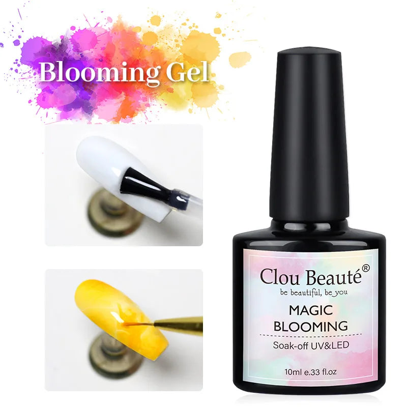 Clou Beaute Matte Velvet Top Coat Semi-permanent Varnish Strong Rubber Base Acid-Free for Gel Polish Blossom Gel Nail Primer