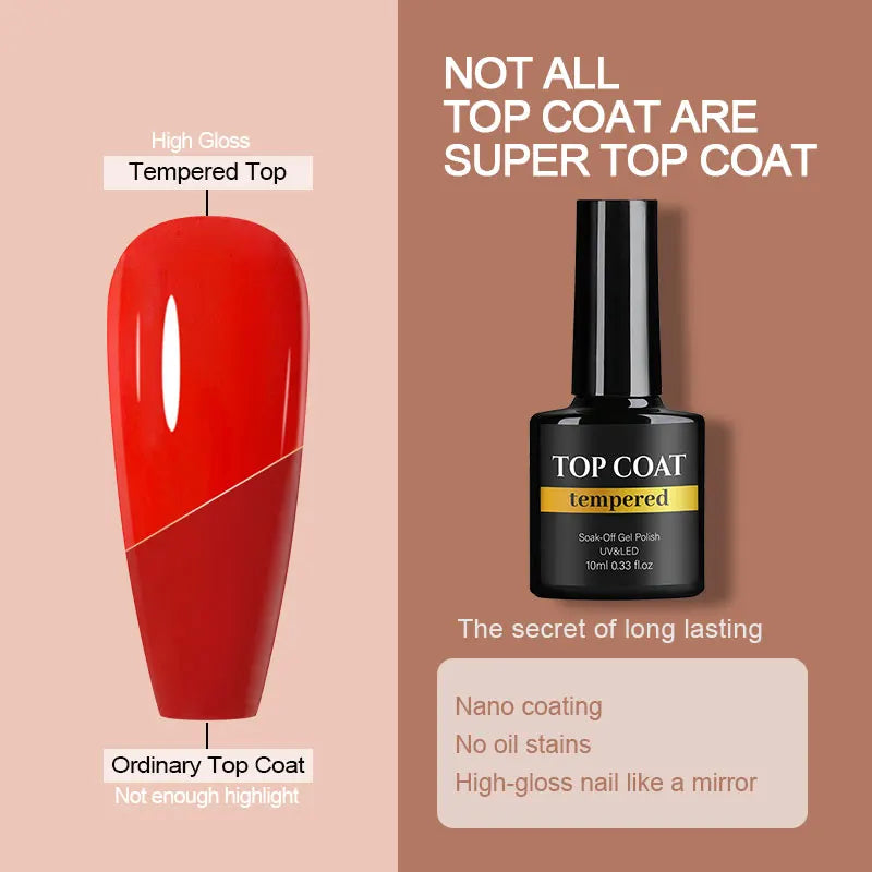 Clou Beaute Matte Velvet Top Coat Semi-permanent Varnish Strong Rubber Base Acid-Free for Gel Polish Blossom Gel Nail Primer