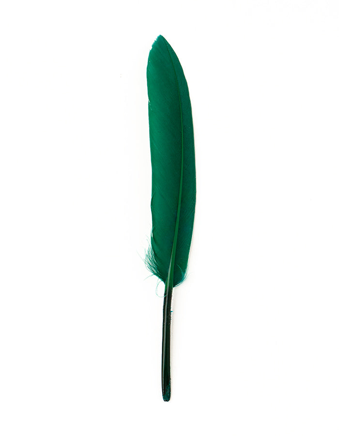 Hajékszer colored feather hair ornament Green AFROline (1pc)